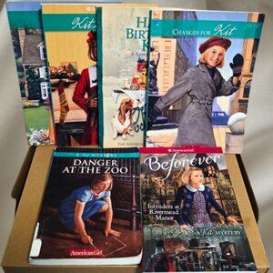 American Girl Kit 6-Book Set Pleasant Co 2 Mysteries + Meet/Surprise/Birthday